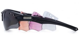 Interchangeable lens cycling glasses