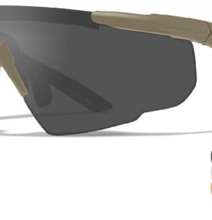 Saber bllistic shooting glasses