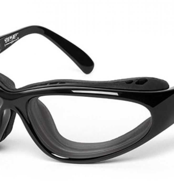 7 Eye Cape black frame clear lenses